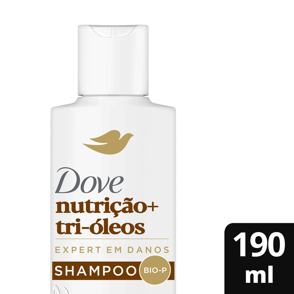 Shampoo Dove Nutrição + Tri-Óleos 190ml